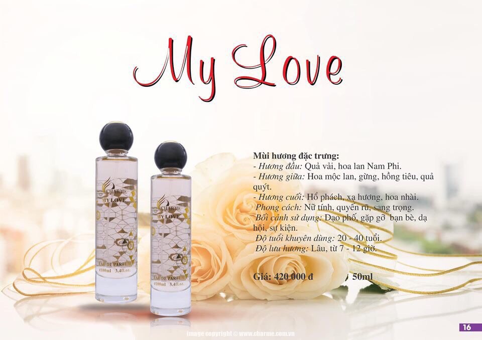 Nước Hoa Nữ Charme My Love 100ml