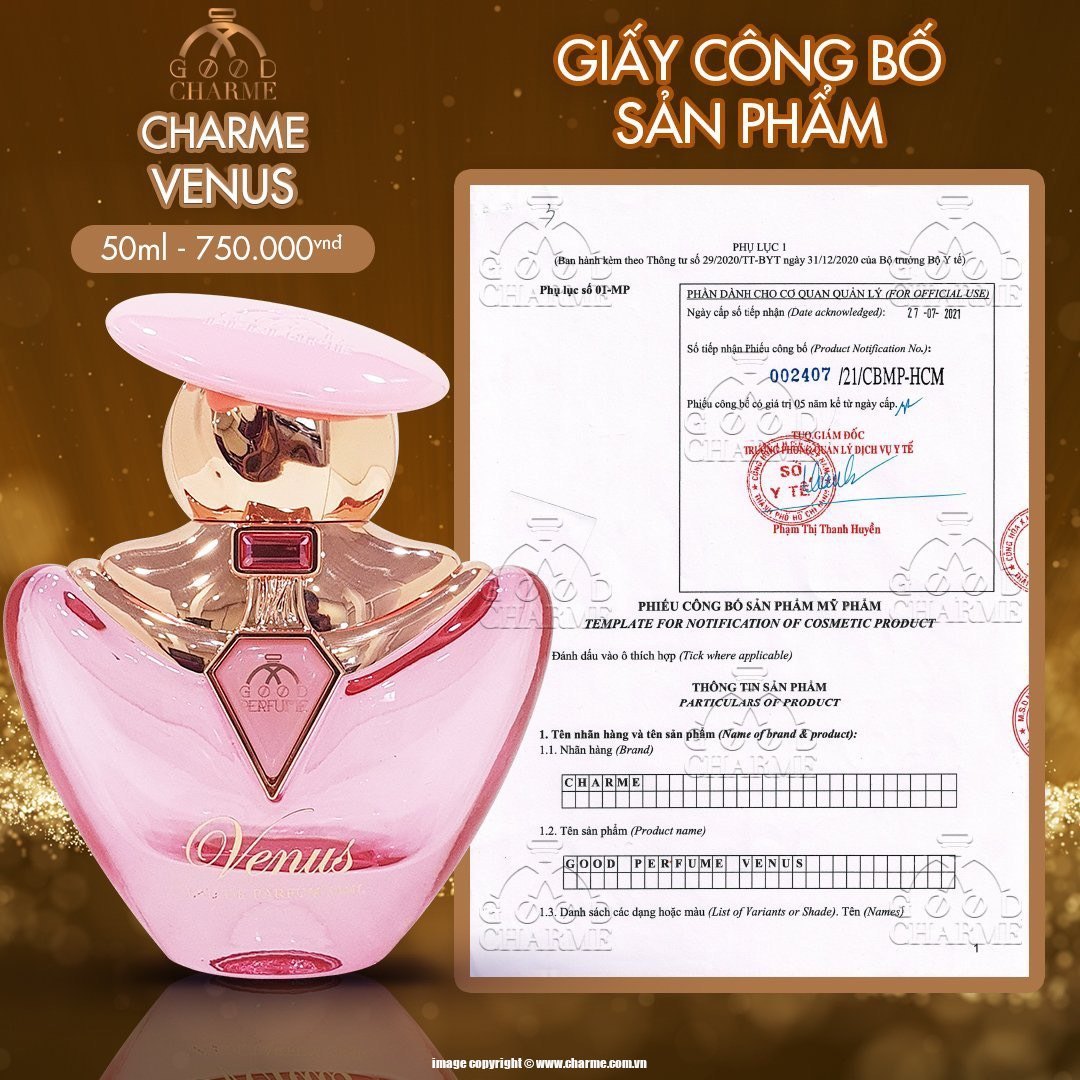 Nước Hoa Nữ Good Charme Venus 50ml