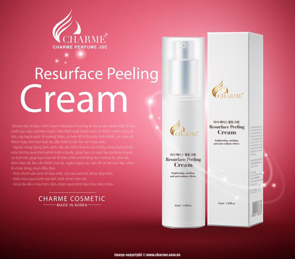 Serum Tẩy Tế Bào Chết Da Mặt Charme Resurface Peeling 45ml