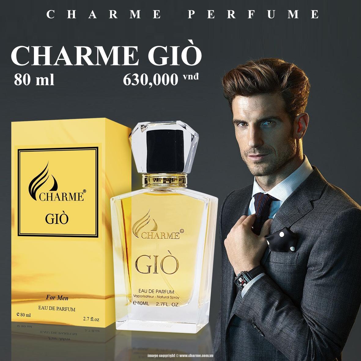 Nước Hoa Nam Charme Giò 80ml