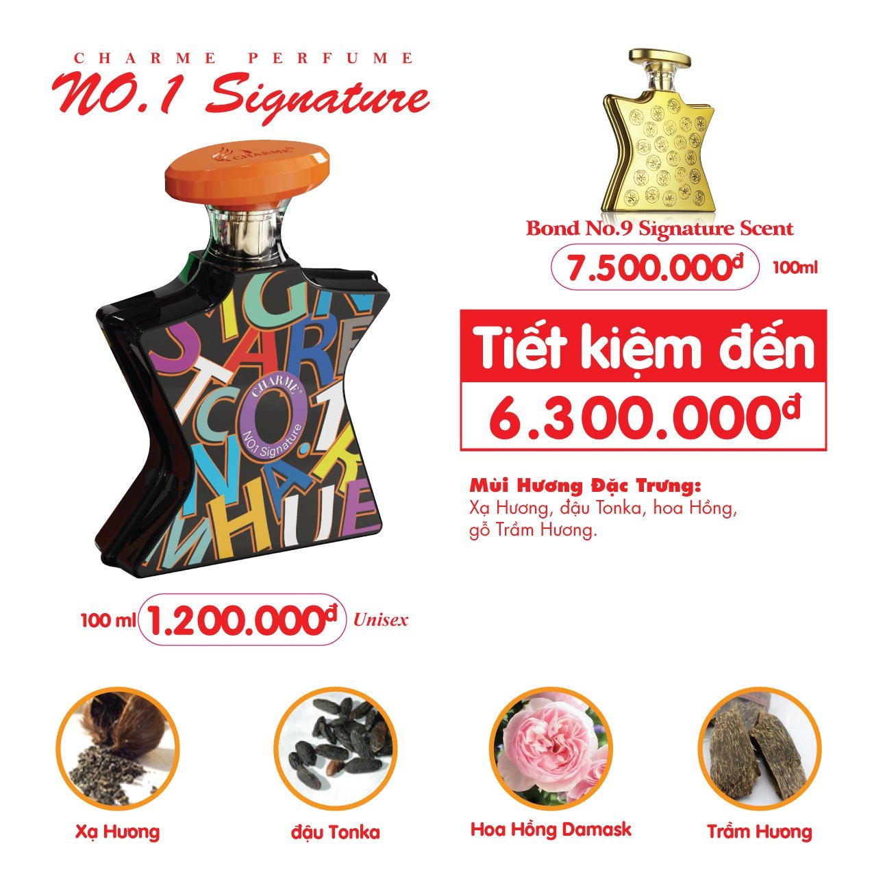 Nước Hoa Charme No.1 Signature 100ml