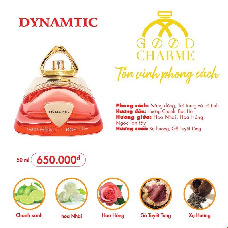 Nước Hoa Nữ Good Charme Dynamic 50ml