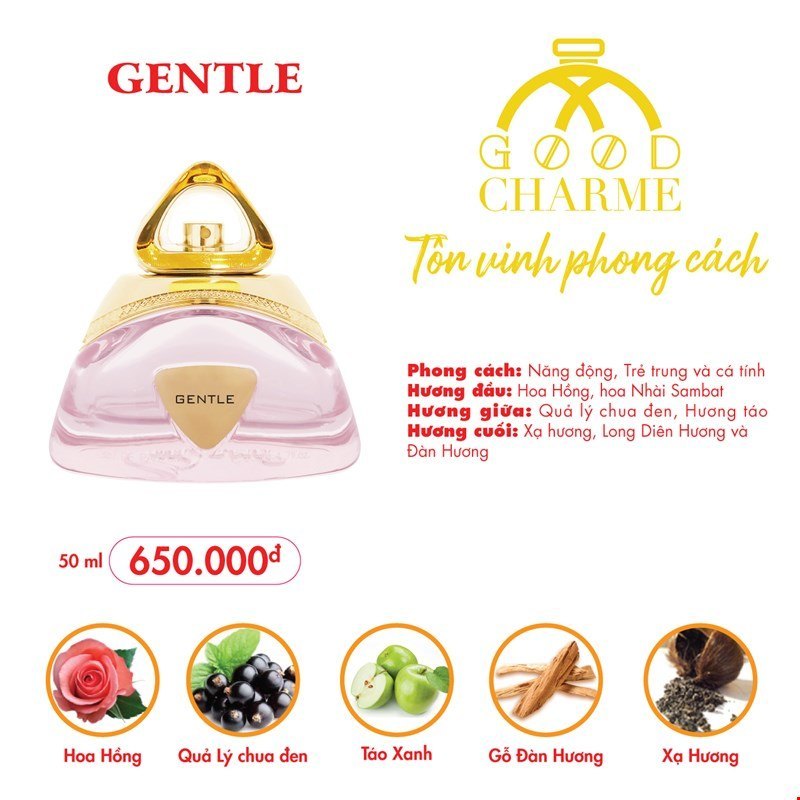 Nước Hoa Nữ Good Charme Gentle 50ml