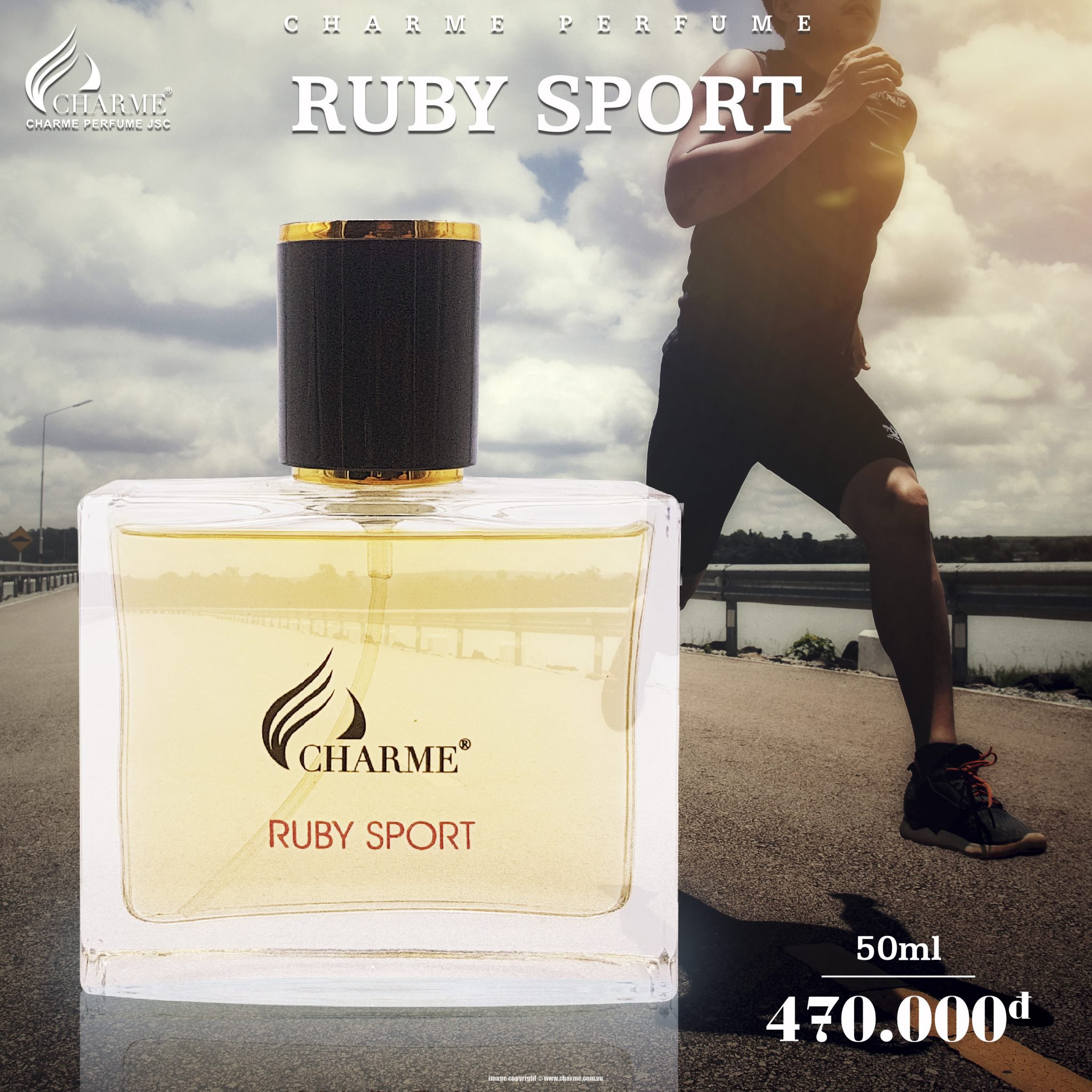 Nước Hoa Nam Charme Ruby Sport 50ml