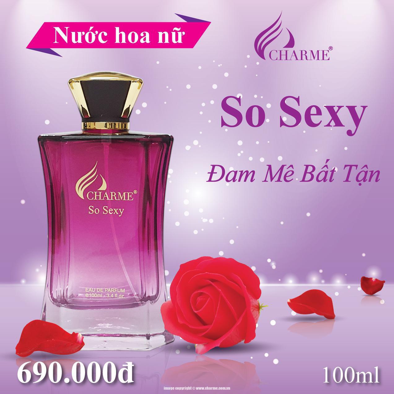 Nước Hoa Nữ Charme So Sexy 100ml