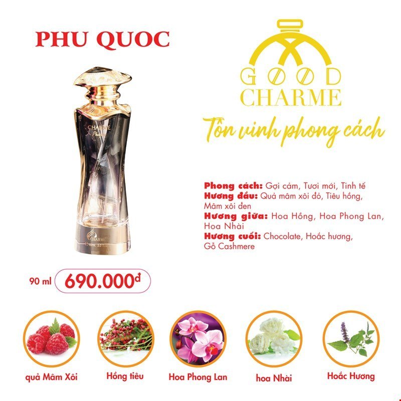 Nước Hoa Nữ Good Charme Phú Quốc 90ml