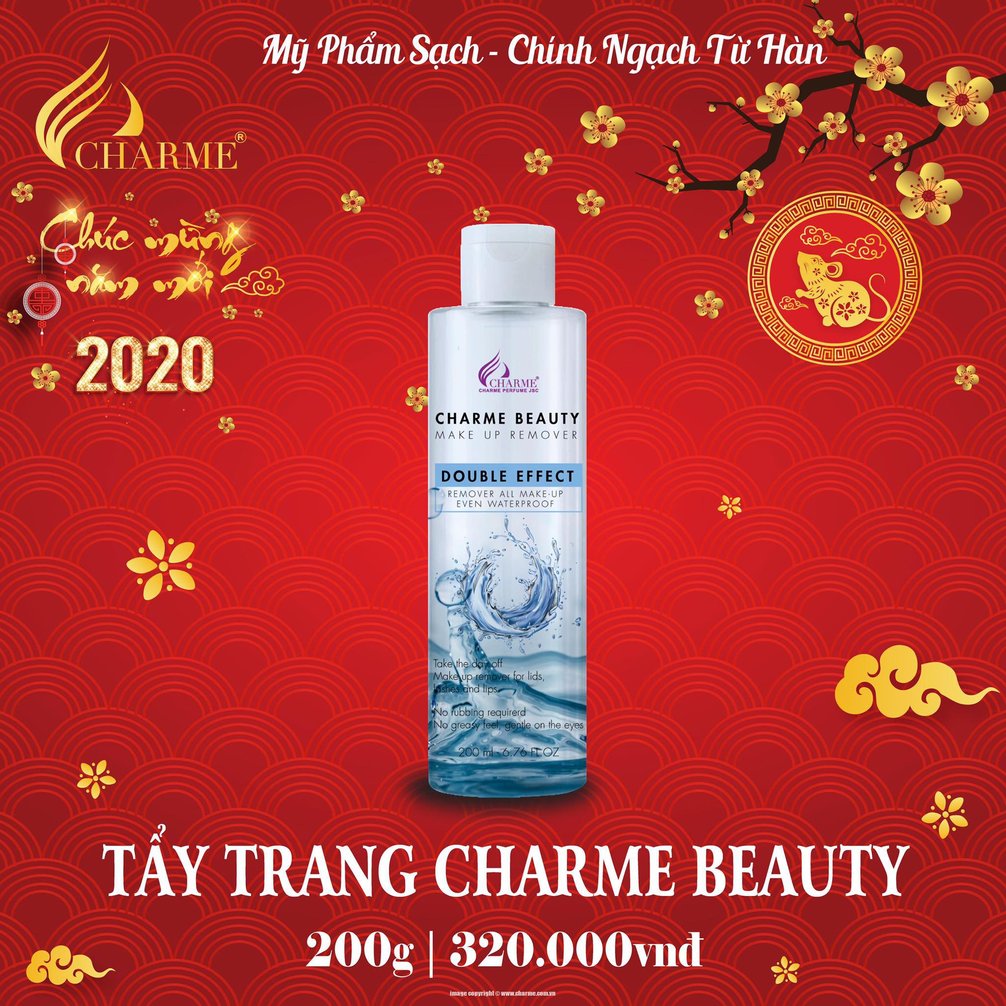 Nước Tẩy Trang Charme Make Up Remover 200ml – Made in Vietnam